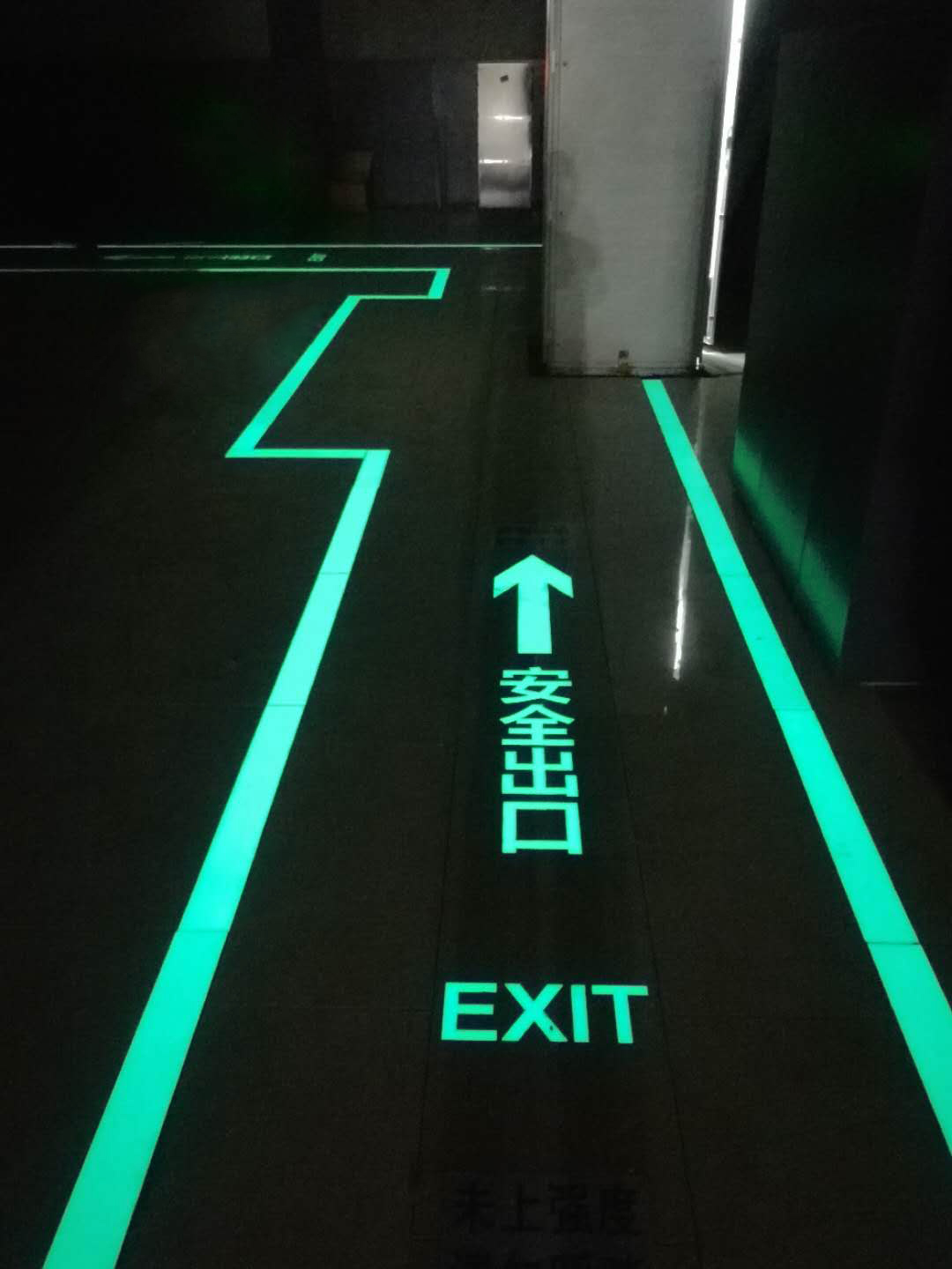atomic self luminous exit sign